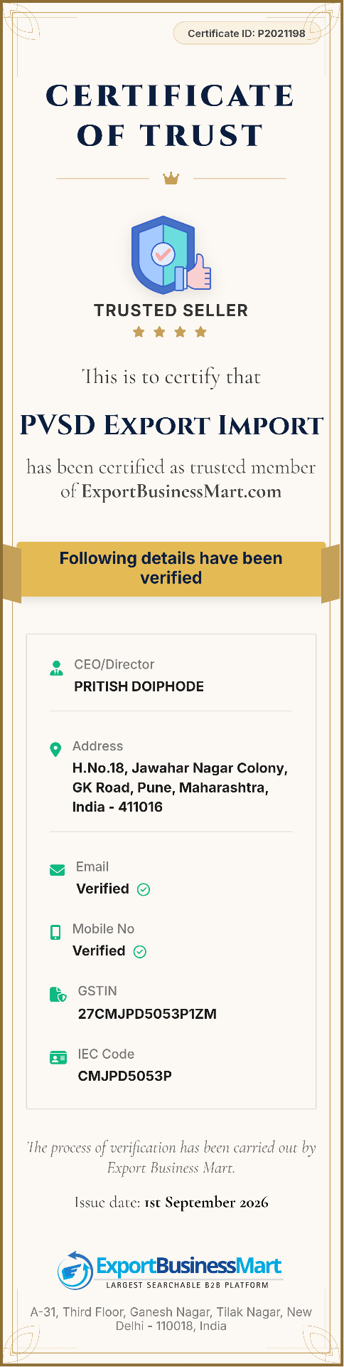 Trust Certification